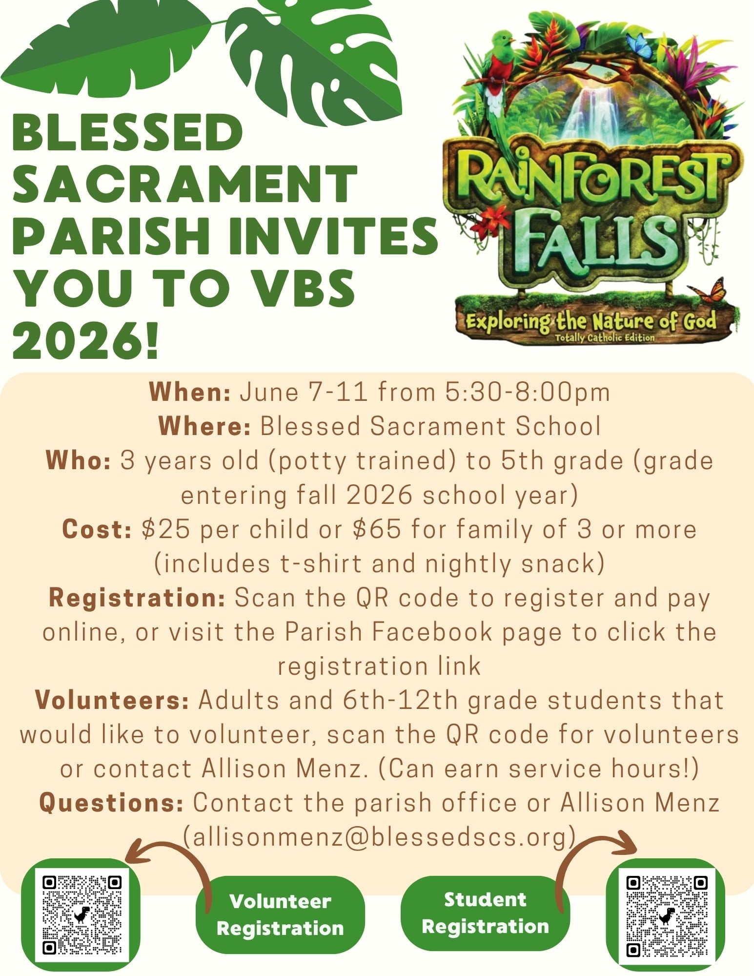 VBS flyer 2026